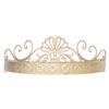 Princess Bed Canopy with Gold Metal Crown and Mosquito Net view 2