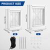 Pet Door with Removable Panel and Safety Lock view 3