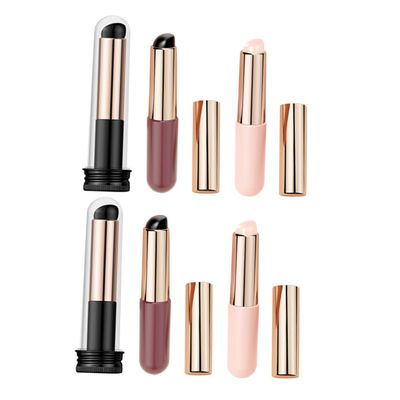 6-Piece Silicone Nail Art Brushes for Precise Application