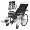 ZCXMNL Foldable Lightweight Wheelchair, 21 lb, with Padded Armrests, Hand Brakes and Footrests view 1