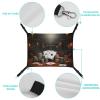 BVKWNTSA All-Season Canvas Poker Tournament Printed Pet Hammock view 3