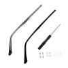 CLISPEED Flexible Metal Replacement Eyeglass Temples, Black view 1