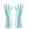 Fleece-Lined Latex Rubber Household Cleaning Gloves for Dishwashing and Laundry view 1