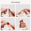 Doonails Press-Ons Starter Set – 7-Minute Manicure with Red, Rounded Press-Ons, File & Remover Oil view 4
