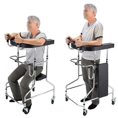Standing Aid Walker with U-Shaped Armrests