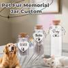 Pet Fur Memorial Glass, Customizable view 2