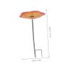 HANABASS Standing Bird Bath with Feeder view 2