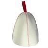 Wool Felt Sauna Hat for Comfort and Forehead Protection (Red) view 1