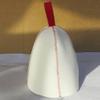Wool Felt Sauna Hat for Comfort and Forehead Protection (Red) view 2