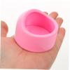 Abaodam Pink Round Plastic Feeding Bowl view 2