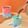 Elevated Cat Bowl with Slow Feeding (Green, 12.5x8.5cm) view 2