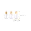 Refillable ABS Lip Gloss Tubes, Silver and Gold view 4