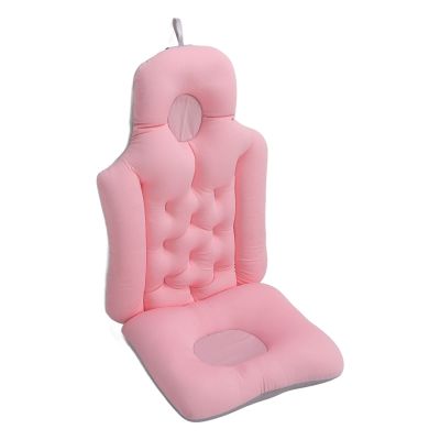 Zenithaur Bath Pillow with Full-Body Support, Non-Slip Foam Bath Mat for Shower, Soft Bathtub Cushion, 79 x 35 x 8 cm