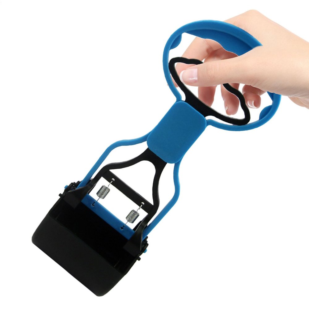 Generic Dog Waste Grabber | Puppy Waste Grabber | Foldable with Long Handle for Garden, Home, Lawn, Camping & More