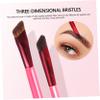 LOLIPPYY 3-Piece Multifunctional Eyebrow Brush Set with Synthetic Bristles view 4