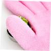 VALICLUD Gel-Lined Moisturizing Spa Gloves, Pink view 4