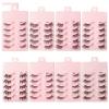 Half-Eye Lashes, 3 Pairs, Reusable Natural Mink-Style False Eyelashes view 2