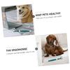 CVUTOVO Pet Toothbrush Triple Head 2-Pack view 3