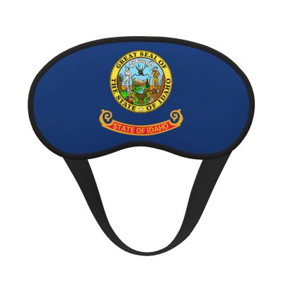 Idaho State Flag Print Sleep Mask, Unisex, Blackout, Comfortable Eye Mask for Travel, Meditation and Sleep