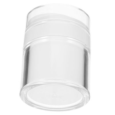 POPETPOP Cosmetic Cream Container with Press Mechanism, Reusable Cream Jar with Tight-Sealing Lid for Travel and Storage