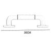 Bathroom Grab Bar, Stainless Steel Safety Support Handle view 2