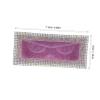TOVINANNA Stylish Plastic Eyelash Storage Box with Rhinestones, Pull-Out Tray and Base view 2