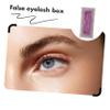 TOVINANNA Stylish Plastic Eyelash Storage Box with Rhinestones, Pull-Out Tray and Base view 4
