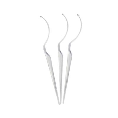 PartyKindom 3-Piece Transparent False Eyelash Application Stand Set
