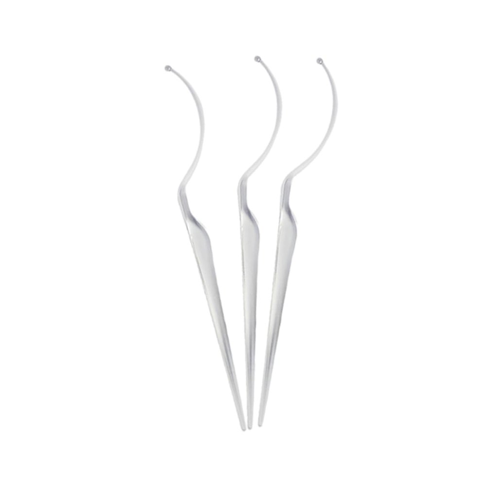 PartyKindom 3-Piece Transparent False Eyelash Application Stand Set