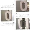 Childproof Cabinet Locks with Double Buttons, 2-Pack, White ABS view 2