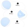 HOUDERCO Blue Silicone Pet Feeding Mat view 2
