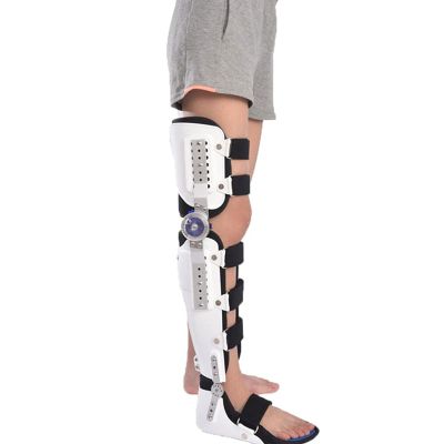 WDSOPK Hinged Knee Orthosis with Ankle-Foot Support, Right Leg