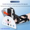STMKB Foot Drop Orthosis, T-Shaped Adjustable Ankle Brace with Rigid Plate view 3