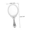 BESTYASH Small Round Vintage Hand Mirrors with Handle, ABS and Glass, 2-Pack view 2