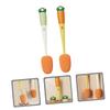 LRXIYODE 3-in-1 Water Bottle Cleaning Brushes, Long Handle, 2-Piece Set view 2