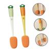 LRXIYODE 3-in-1 Water Bottle Cleaning Brushes, Long Handle, 2-Piece Set view 3