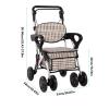 LIBANGRONG-888 Rollator Walker with Seat for Seniors view 2