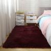Plush Shaggy Rug for Bedrooms and Living Rooms, Violet-Red, 99 x 200 cm view 1