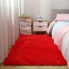 Plush Shaggy Rug for Bedrooms and Living Rooms, Violet-Red, 99 x 200 cm view 4