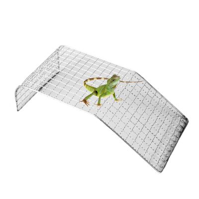 Bsbkoj Reptile Hammock, Stainless Steel Mesh Climbing Bed, 11.8 x 6.3 x 3.9 in