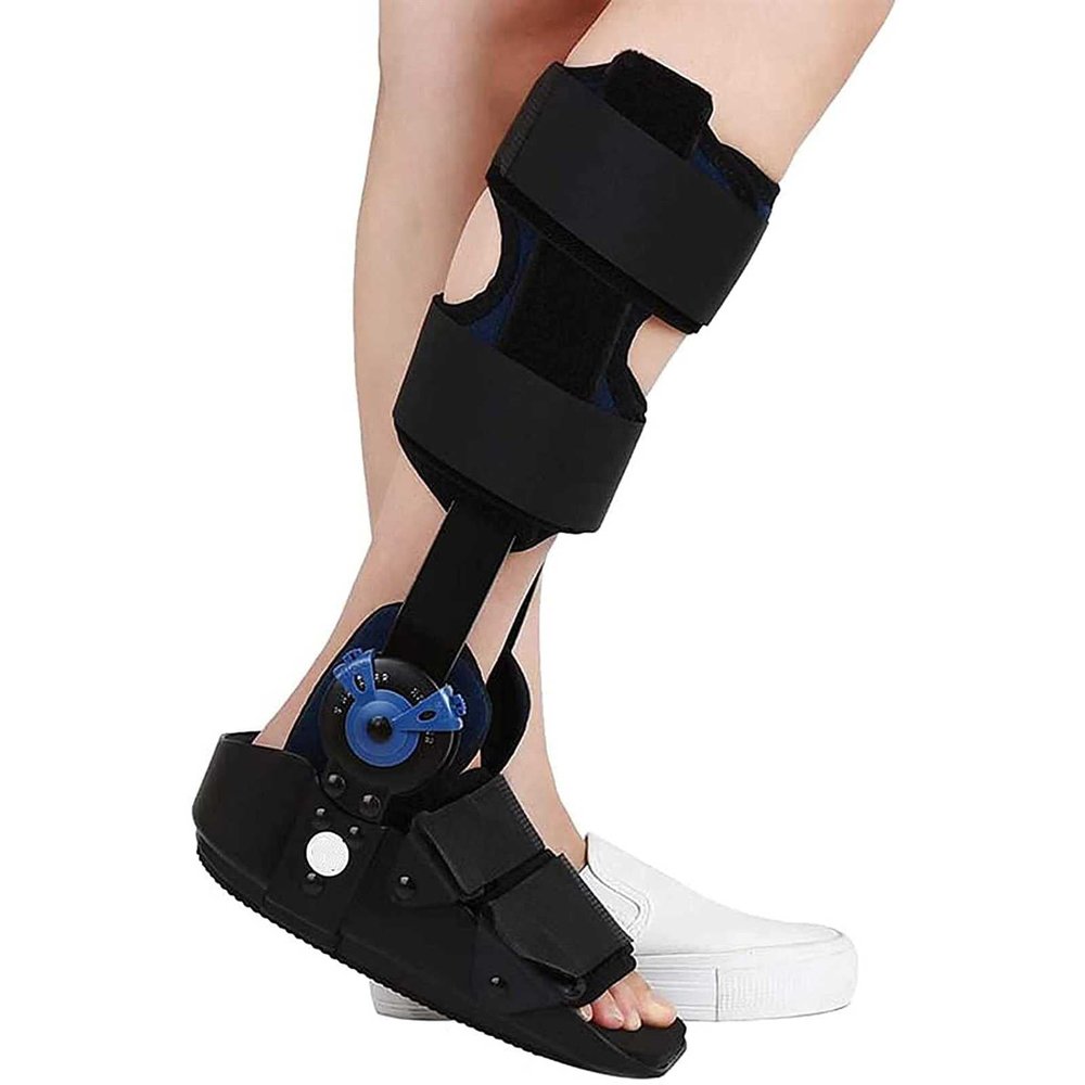 WDSOPK Adjustable Knee Brace, Foot Orthosis, Ankle and Foot Stabilizer, Large