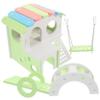 Cute Hamster Bridge for Small Pets, 1 Set, PVC, Light Green view 1
