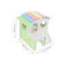 Cute Hamster Bridge for Small Pets, 1 Set, PVC, Light Green view 2