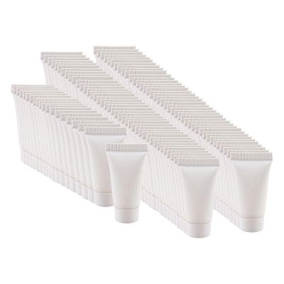 100 Clear Empty 5 mL Refillable Bottles for Travel