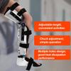 WDSOPK Adjustable Knee Orthosis, Folding Knee Support, Adjustable Knee Immobilizer Brace for Full-Leg Stabilization, Immobile Left Foot view 4