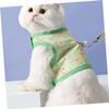 Toddmomy Cat Leash with Mesh Vest - Avocado Pattern view 2