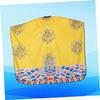 DEARMAMY Adult Hairdressing Cape, Yellow Fabric, for Hair Salons view 2