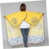 DEARMAMY Adult Hairdressing Cape, Yellow Fabric, for Hair Salons view 3