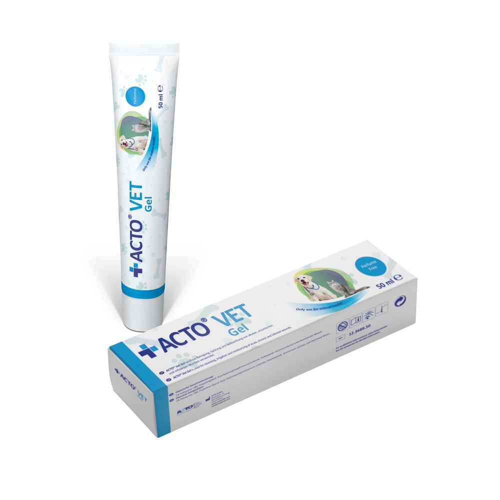 ACTO VET Gel 50 ml Wound Care Gel for Cats & Dogs