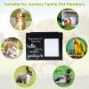 BigKing Black Wooden Pet Urn for Dog or Cat Ashes with Picture Frame and Message Board view 4